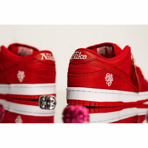 ナイキ スニーカー コピー ×GDC  SB Dunk Low Very Girls Dont Cry RED SS 19 BQ6832600